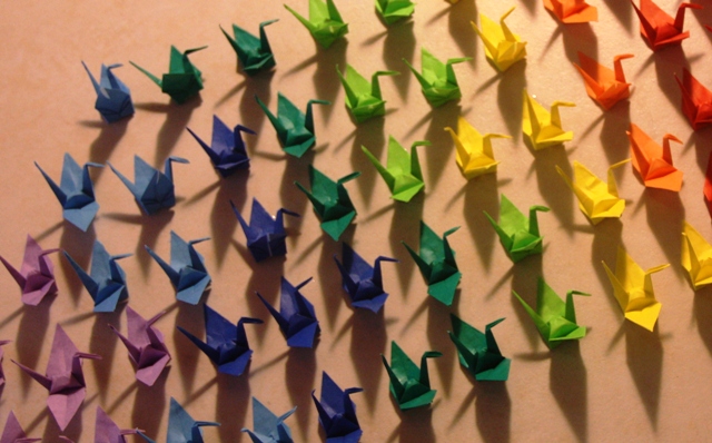 Mil origamis para trazer sorte, felicidade, saúde...