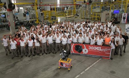 Nissan comemora produção de 300 mil motores no Complexo Industrial de Resende
