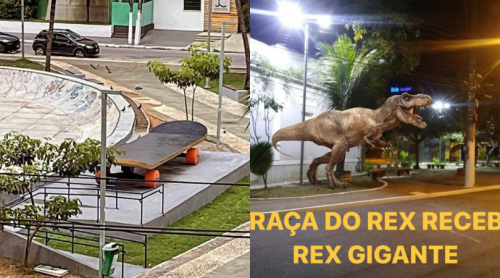 Instalação de skate gigante em praça de Maceió vira meme na web; confira